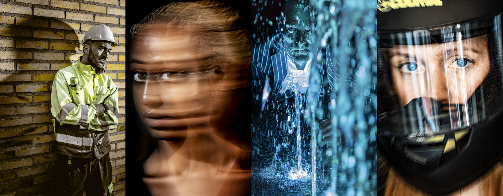 Skådespelare collagebild Foto Mats Bäcker